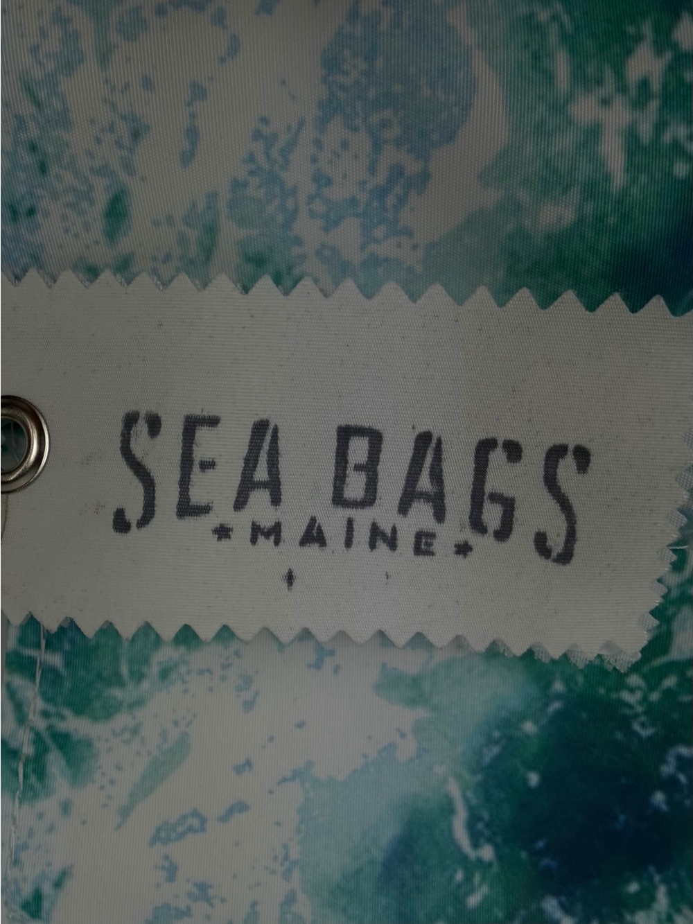 Sea Bags of Maine recycled sailcloth tote bag with rope handles “surf tote” - Picture 14 of 16